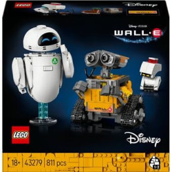 Set di costruzione lego 43279 disney pixar wall-e ed eve multicolore