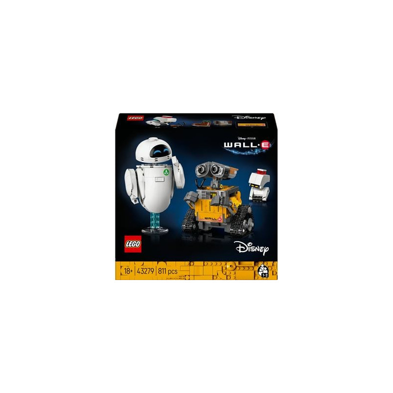 Set di costruzione lego 43279 disney pixar wall-e ed eve multicolore