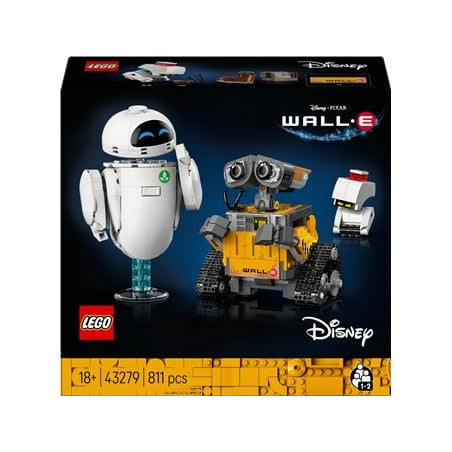 Set di costruzione lego 43279 disney pixar wall-e ed eve multicolore