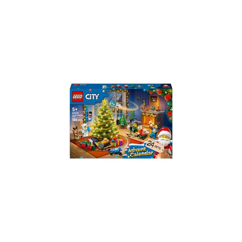 Gioco creativo lego 60475 city calendario dell'avvento 2025 multicolore