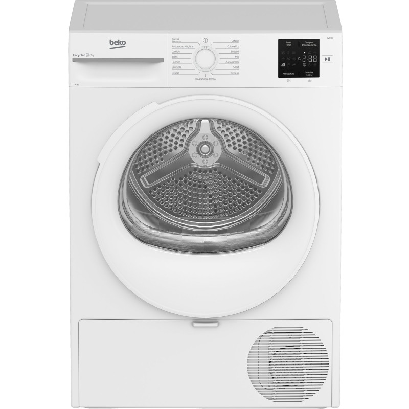 Asciugatrice beko bmtr38w 8kg d bianco [bmtr38w]