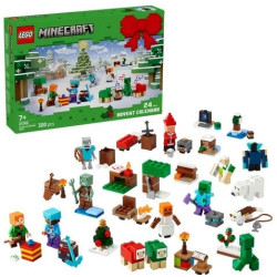 Calendario dell'avvento lego minecraft 2025 multicolore 300pz