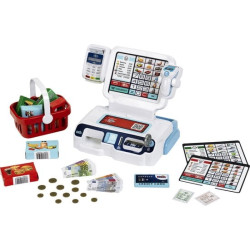 Set da gioco theo klein my market cassa self-service con luci