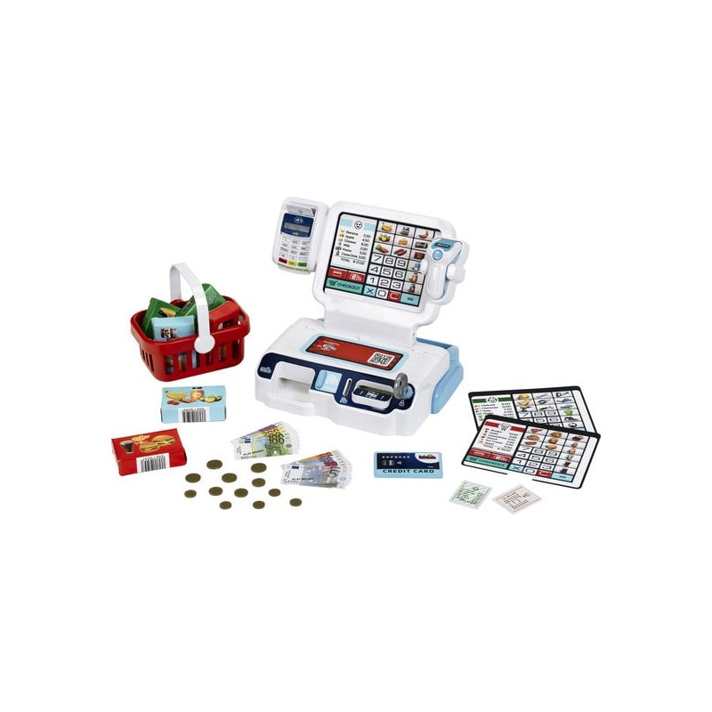 Set da gioco theo klein my market cassa self-service con luci