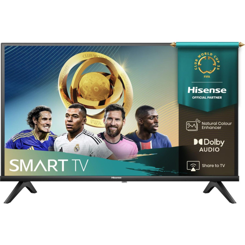 Tv dled 40'' hisense 40a4q hd ready 1280x720p smart tv classe
