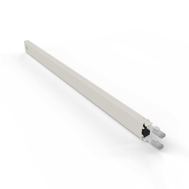 Cassetto cavi patchbox 30ru cat.6a utp bianco