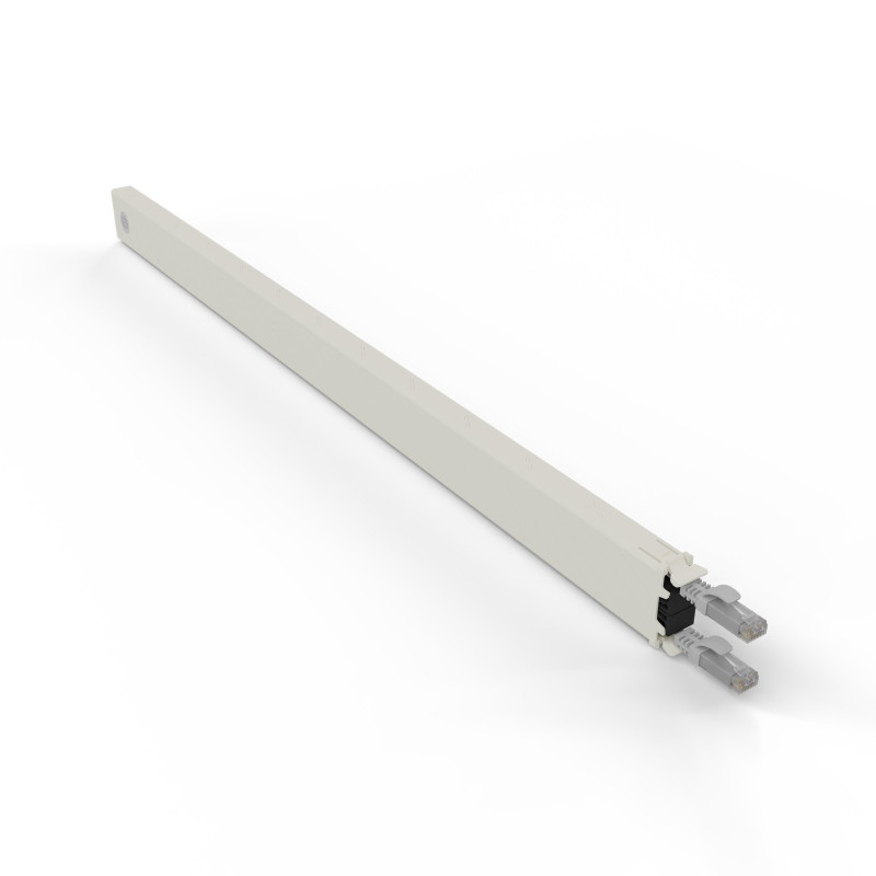 Cassetto cavi patchbox 30ru cat.6a utp grigio