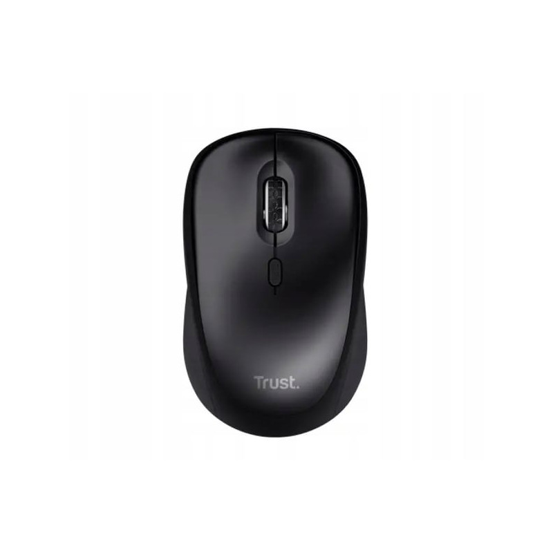 Mouse trust yvi+ silent wireless ottico 2.4ghz ambidestro 1600dpi