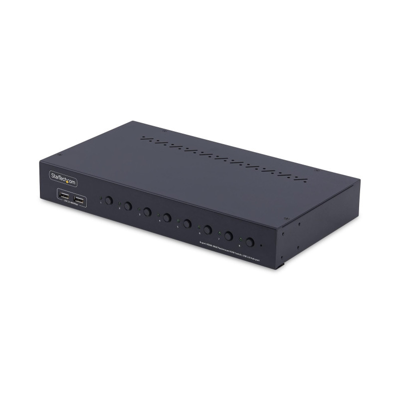 Switch kvm startech.com hdmi 8 porte nero [r8ah202-kvm-switch]