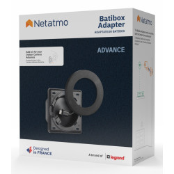 Anello adattatore netatmo batibox npc per telecamera interna nero