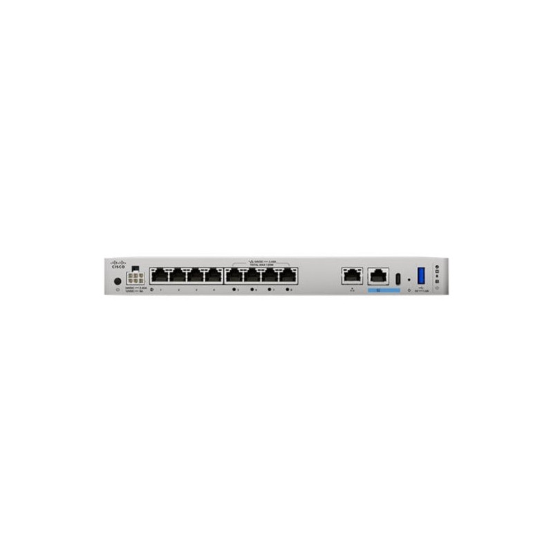Firewall cisco secure gestito 8 porte gigabit ethernet 10/100/1000