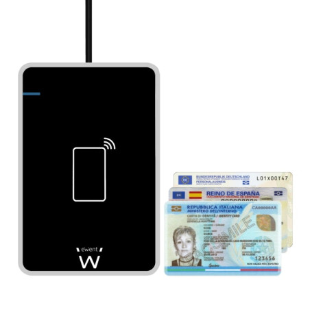 Lettore smart card itb contactless per carte cie 3.0 usb 2.0 [itbew1053]