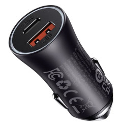 Caricabatteria da auto baseus golden 60w blu/grigio [cgjm000113]