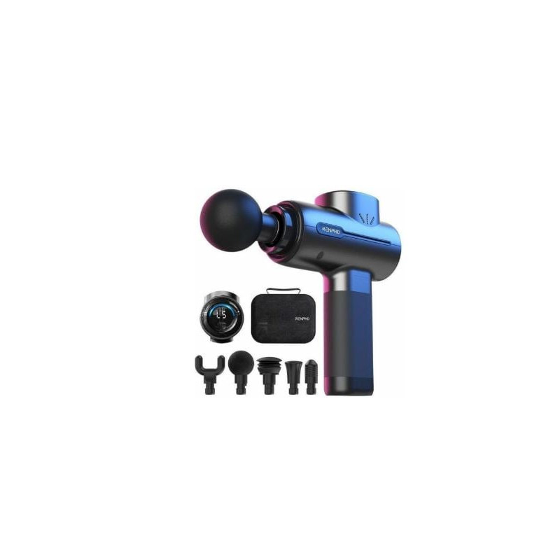 Pistola massaggio renpho active corporeo nero [peu-r-c003-bk]