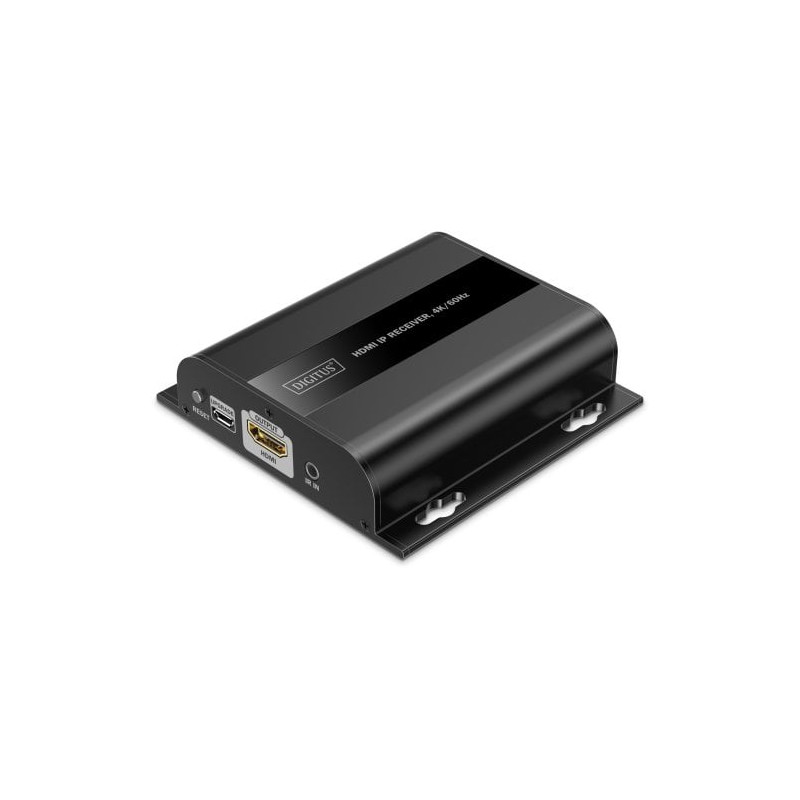 Ricevitore ip digitus hdmi 4k/60hz 120/200m nero [ds-55352]