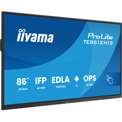 Monitor digital signage led 86" iiyama prolite 4k ultra hd 3840x2160p