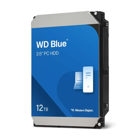 Hard disk 3.5'' 12tb western digital blue sataiii blu/nero