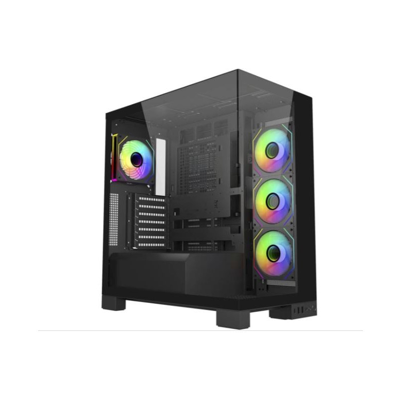 Case fortron fsp m540-ba argb tg midi tower atx nero [poc0000274]