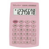 Calcolatrice vector vc-210 pk tascabile 8 cifre rosa chiaro [vector