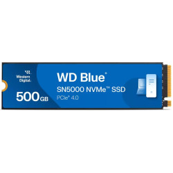 Ssd 500gb western digital blue sn5000 m.2 nvme pcie 4.0 blu [dgwdcwk500g4b0e]