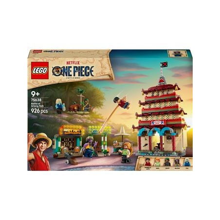 Set di costruzione lego 75638 one piece battaglia al parco di arlong