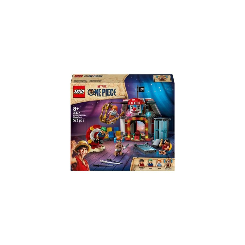 Gioco di ruolo lego 75637 one piece il tendone da circo del clown