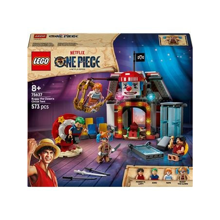 Gioco di ruolo lego 75637 one piece il tendone da circo del clown