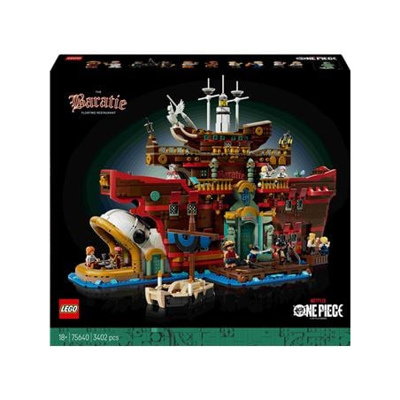 Kit modello lego 75640 one piece il ristorante galleggiante baratie
