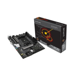 Scheda madre amd sapphire a520m-e am4 microatx 2x ddr4 nero [52119-04-40g]