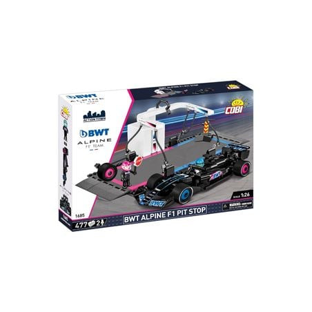 Kit modello cobi bwt alpine f1 pit stop 1:26 multicolore 477pz [cobi-1685]