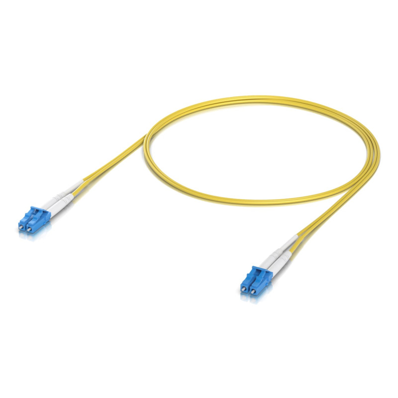 Cavo in fibra ottica ubiquiti os2 duplex lc a lc upc 1m giallo [uacc-ofc-s2-lulu-1m]