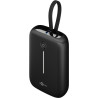 Powerbank goobay 10000mah 20w 10ah 1xusb-a 2xusb-c nero [76251]