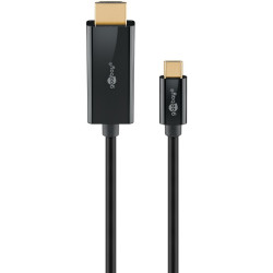 Cavo adattatore goobay 75697 da usb-c a hdmi m/m 4k a 60hz 2m