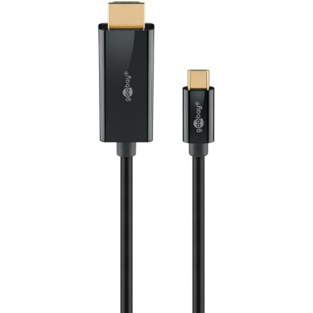 Cavo adattatore goobay 75697 da usb-c a hdmi m/m 4k a 60hz 2m