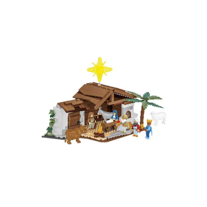 Set da costruzione cobi presepe multicolore 370pz [cobi-20006]