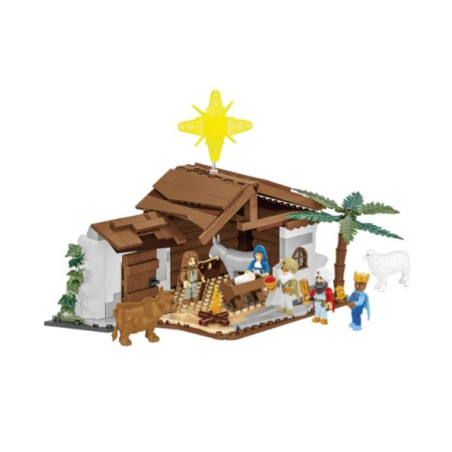 Set da costruzione cobi presepe multicolore 370pz [cobi-20006]