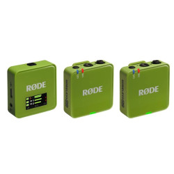 Sistema microfono rode wireless go iii 2.4ghz verde [iii-g]