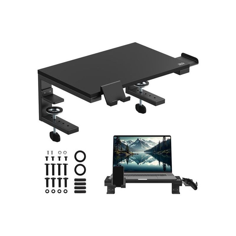 Supporto notebook/monitor ergo office laptop er-303b per uno