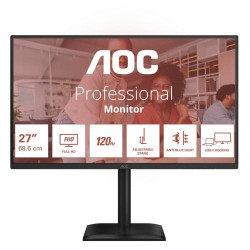 Monitor led 27'' aoc 27e4cv full hd 1920x1080p/4ms/classe