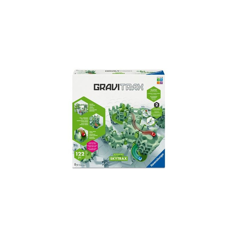 Pista per biglie ravensburger gravitrax action-set m skytrax