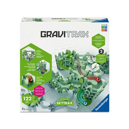 Pista per biglie ravensburger gravitrax action-set m skytrax