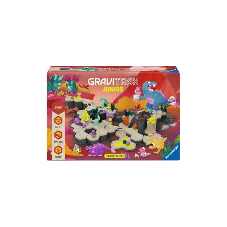 Pista per biglie ravensburger gravitrax junior starter-set xxl