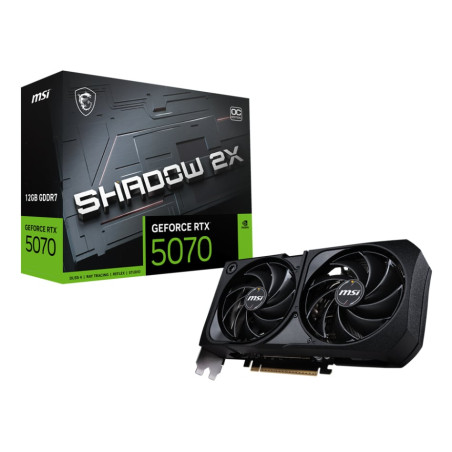 Scheda video nvidia msi geforce rtx 5070 shadow 2x oc 12gb gddr7