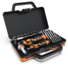Kit valigetta techly i-tool-sc31 set cacciavite/bussole/punte