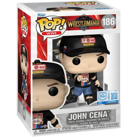 Figurina funko pop john cena wrestlemania 41 10.9cm multicolore [186]