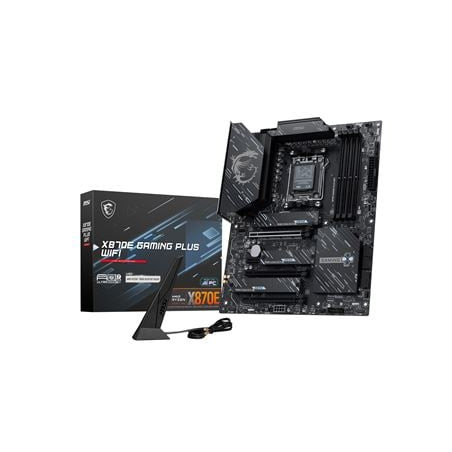 Scheda madre amd msi x870e gaming plus wifi am5 atx 4x ddr5 nero
