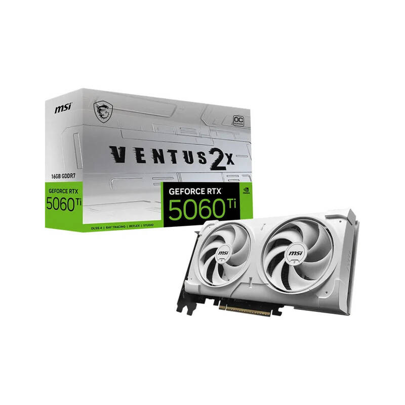 Scheda video nvidia msi geforce rtx 5060 ti ventus 2x oc 16gb gddr7