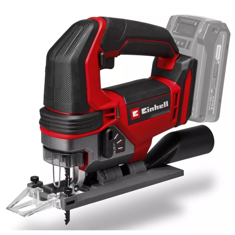 Seghetto alternativo einhell te-js 18/100 li-solo nero/rosso
