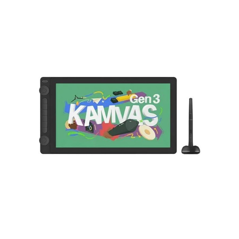 Tablet grafica 15.6" huion kamvas 16 windows 10 nero [kamvas