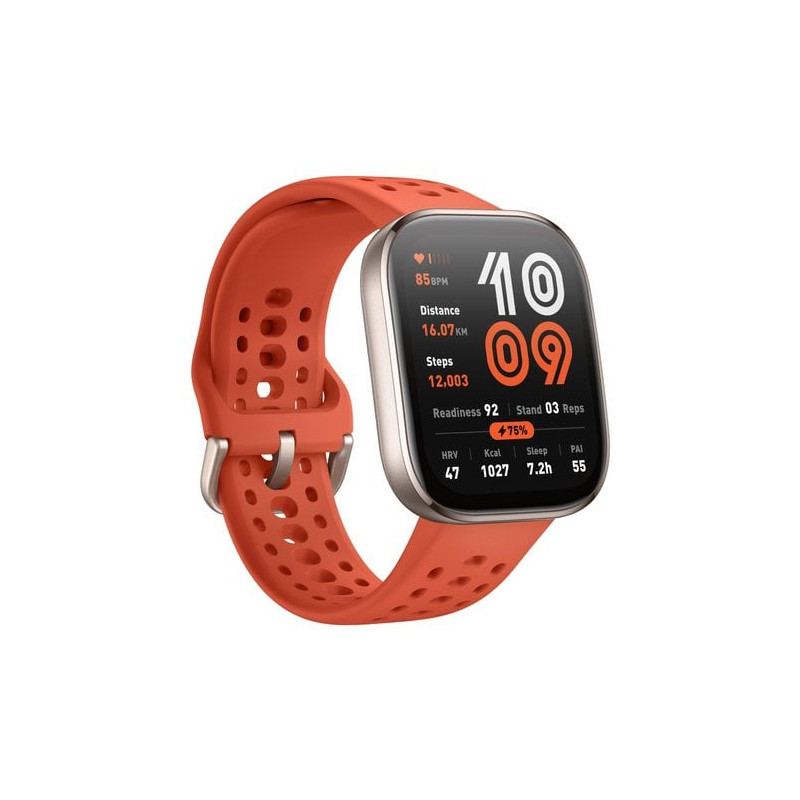 Smartwatch amazfit bip 6 gps amoled 50mm oro/rosso [bip6red]